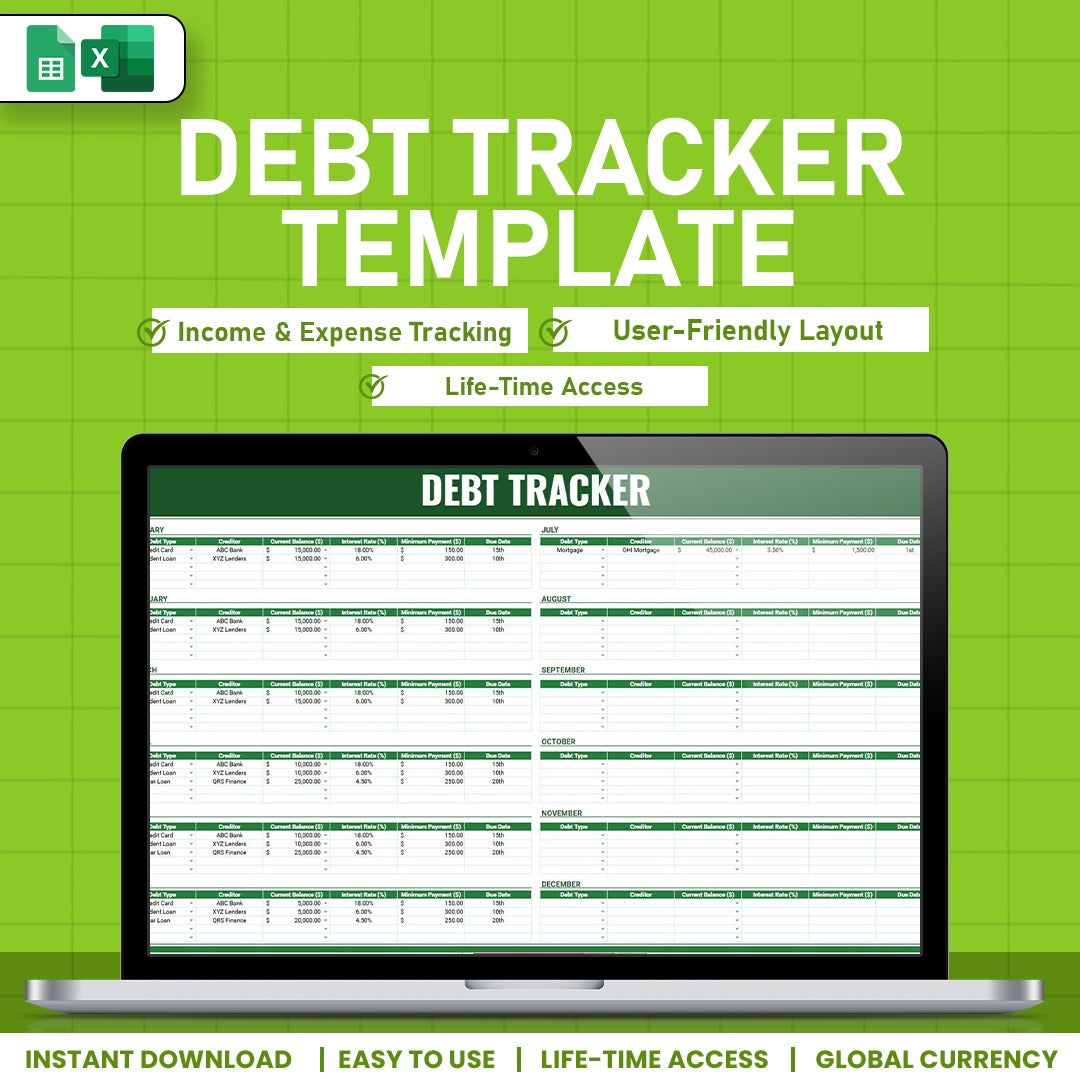 Debt Tracker Template
