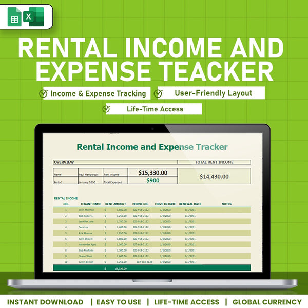 Rental Income & Expense Tracker